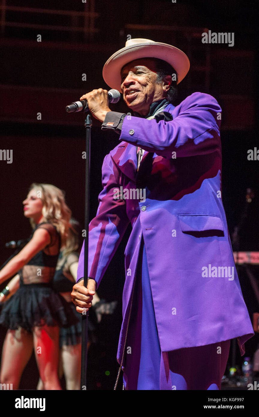 Birmingham, Großbritannien. November 2017. Kid Creole & The Coconuts unterstützen ABC in der Symphony Hall von Birmingham. Quelle: Ken Harrison/Alamy Live News Stockfoto