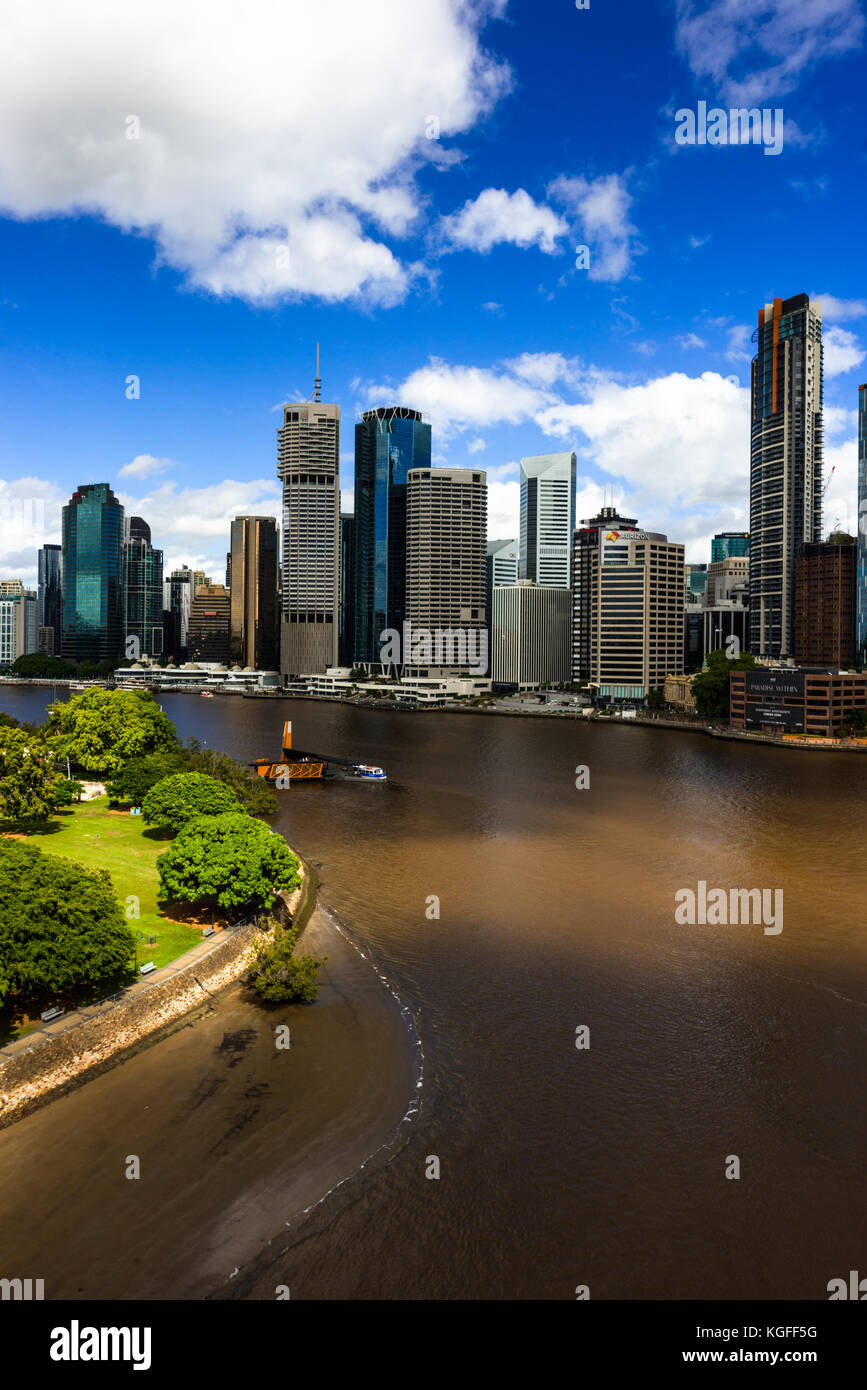 Brisbane Skyline der Stadt. Queensland. Australien. Stockfoto