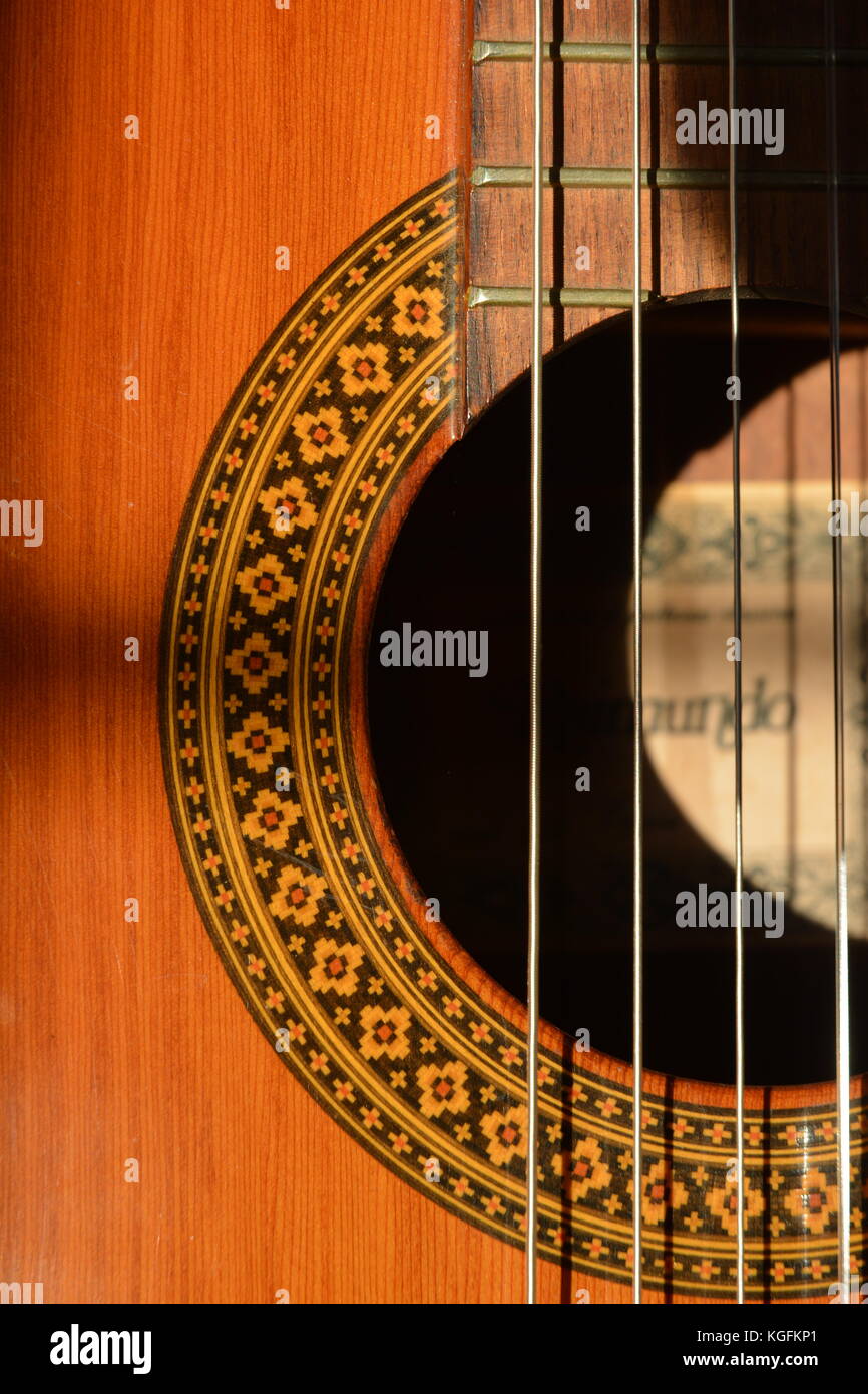 Spanische Gitarre Stockfoto