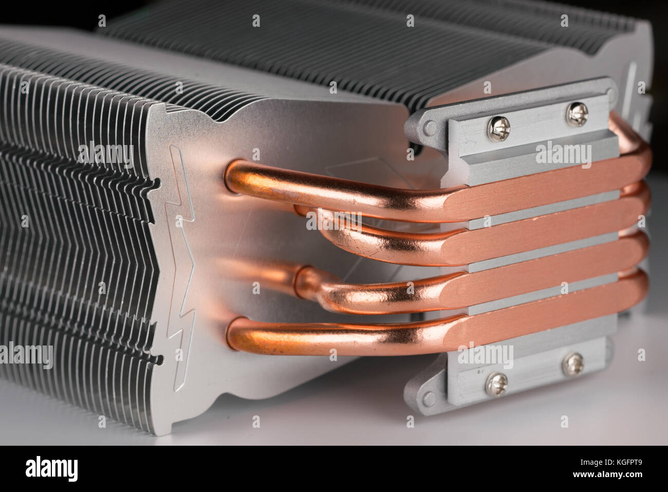 Moderne Computer Prozessor Ölkühler oder Kühler oder Kühlkörper Stockfoto