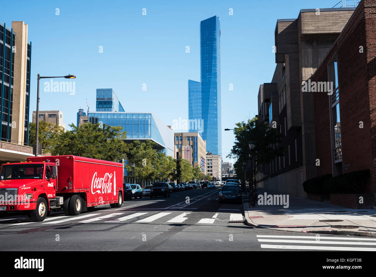 Das CIRA Center South ist ein Komplex aus zwei Wolkenkratzern im University City District von Philadelphia, Pennsylvania, USA Stockfoto
