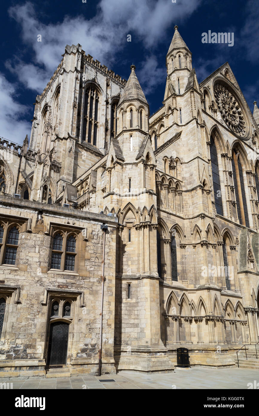 UK, York, York Minster Kathedrale. Stockfoto