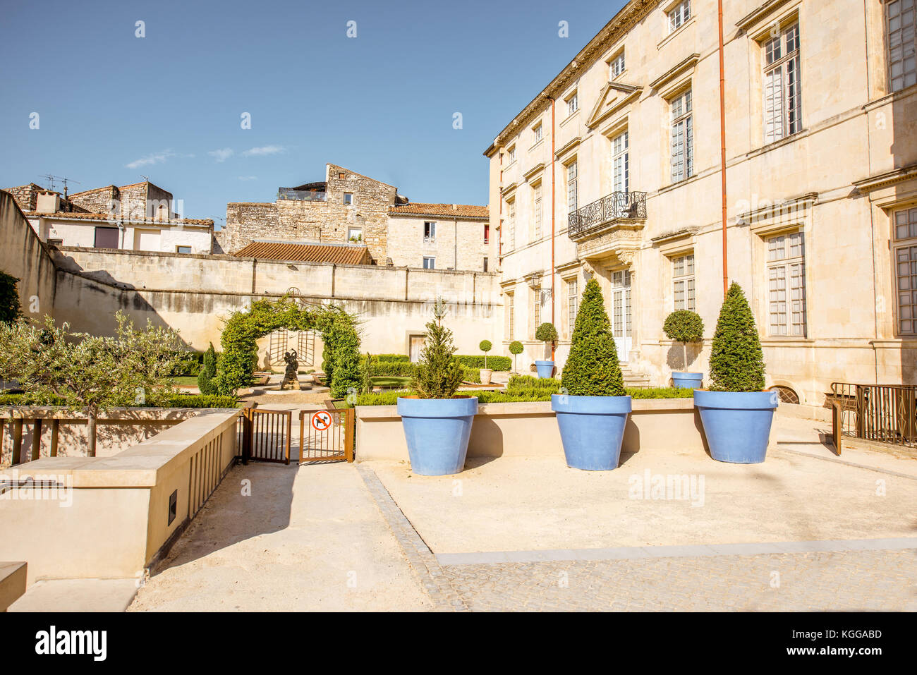 Stadt Nimes in Südfrankreich Stockfoto