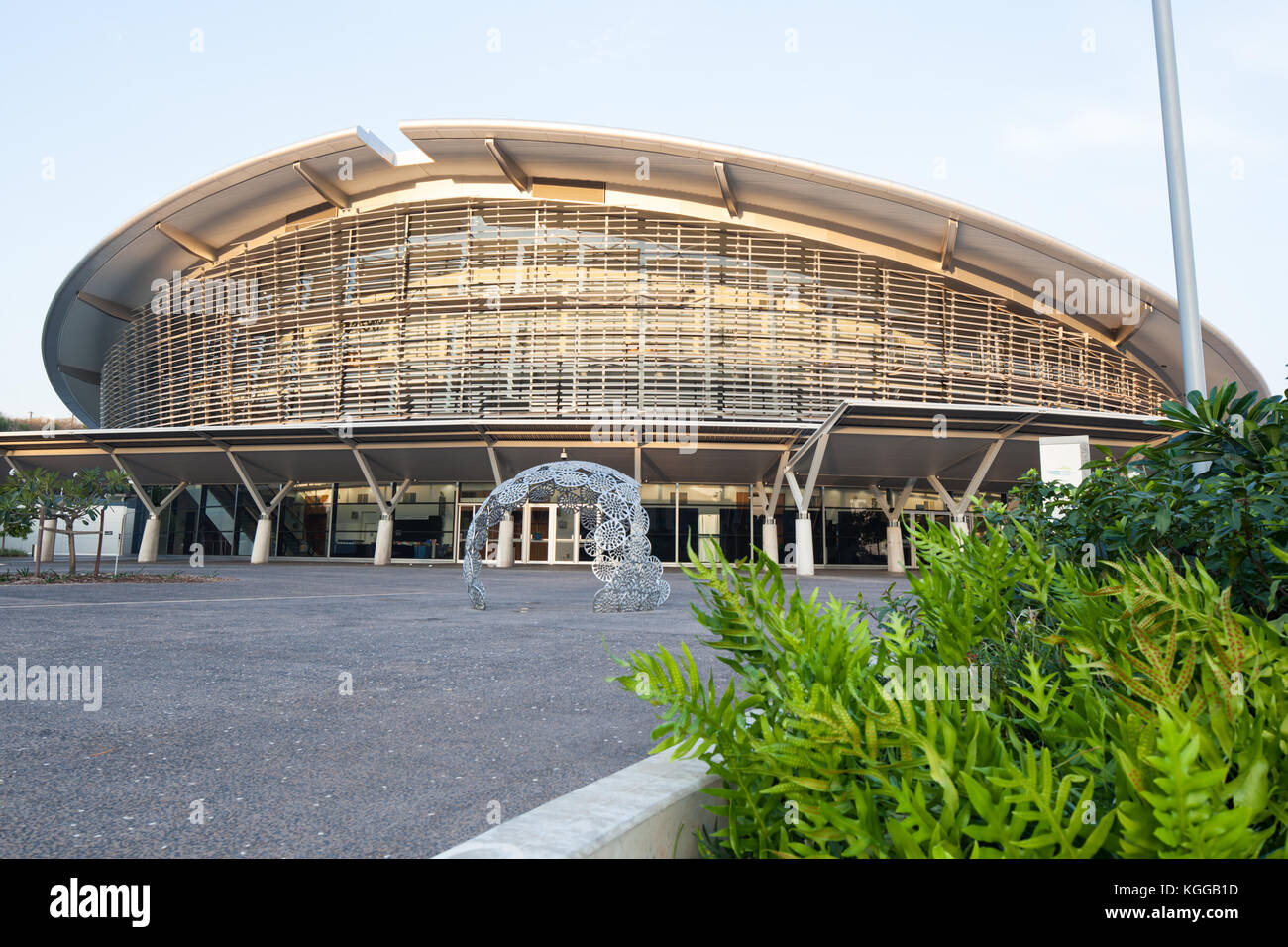 Darwin Convention Centre im späten Nachmittagslicht. Darwin. Northern Territory. Australien. Stockfoto