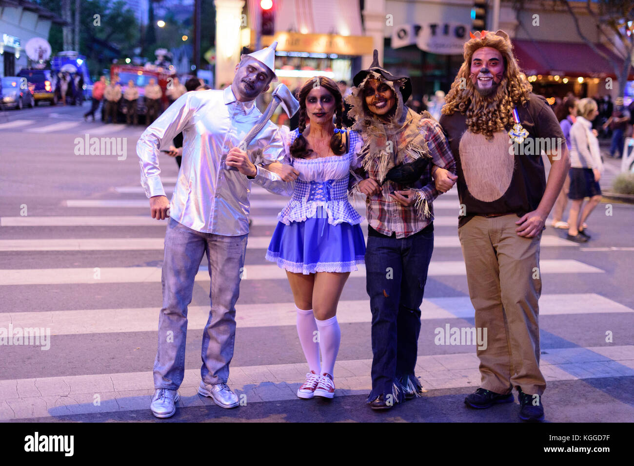 LOS ANGELES - 31. Oktober: Halloween Parade in West Hollywood. Oktober 31, 2017 in Los Angeles, CA Stockfoto