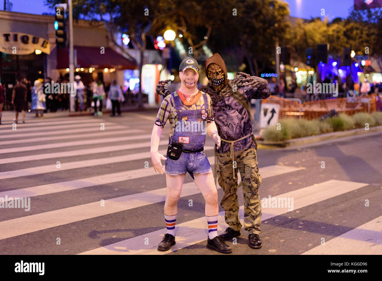 LOS ANGELES - 31. Oktober: Halloween Parade in West Hollywood. Oktober 31, 2017 in Los Angeles, CA Stockfoto