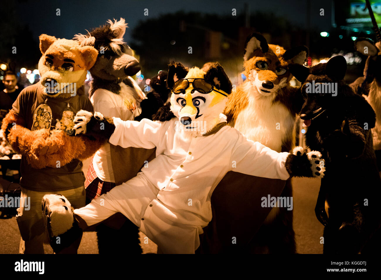 LOS ANGELES - 31. Oktober: Halloween Parade in West Hollywood. Oktober 31, 2017 in Los Angeles, CA Stockfoto