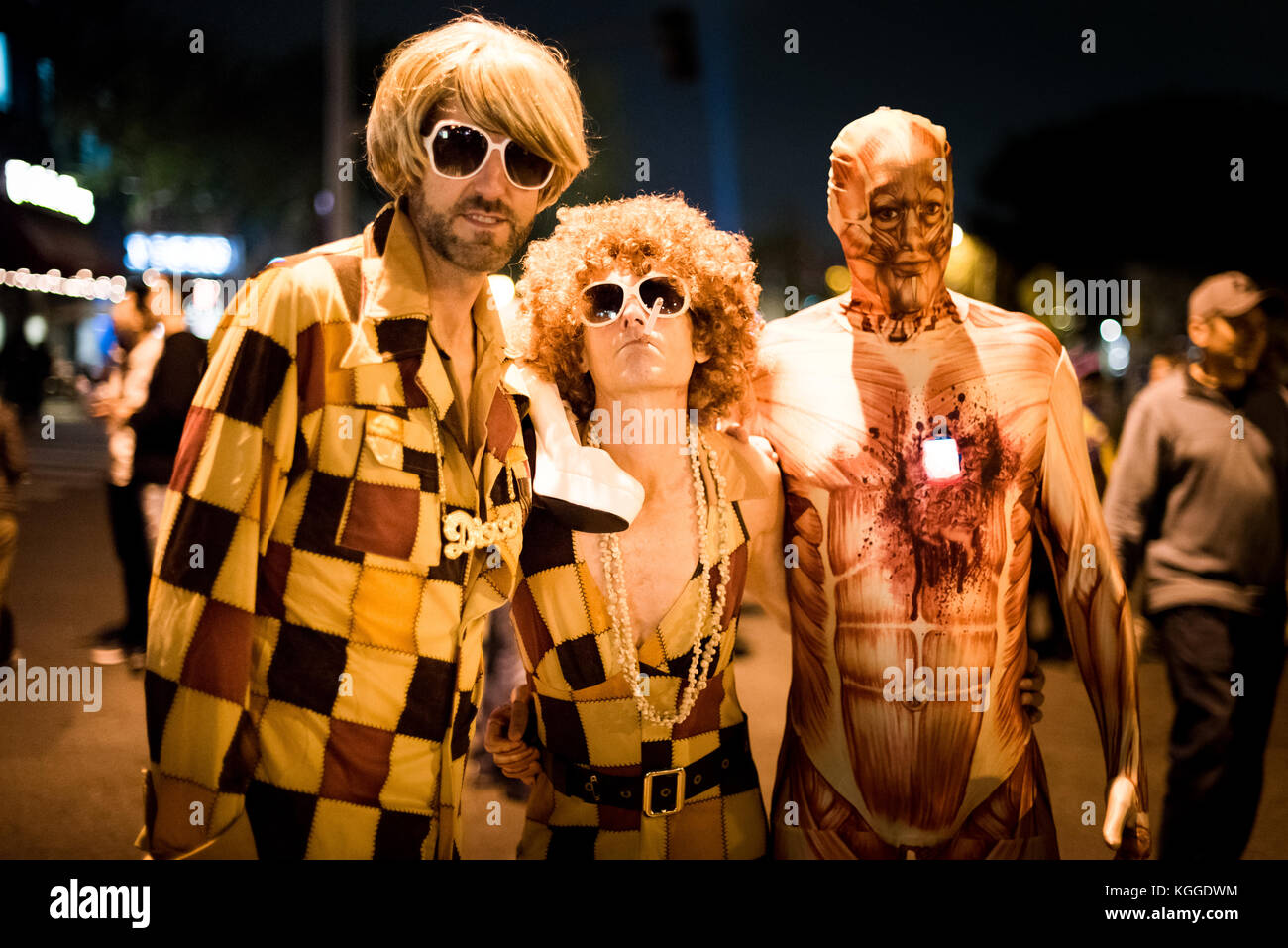 LOS ANGELES - 31. Oktober: Halloween Parade in West Hollywood. Oktober 31, 2017 in Los Angeles, CA Stockfoto