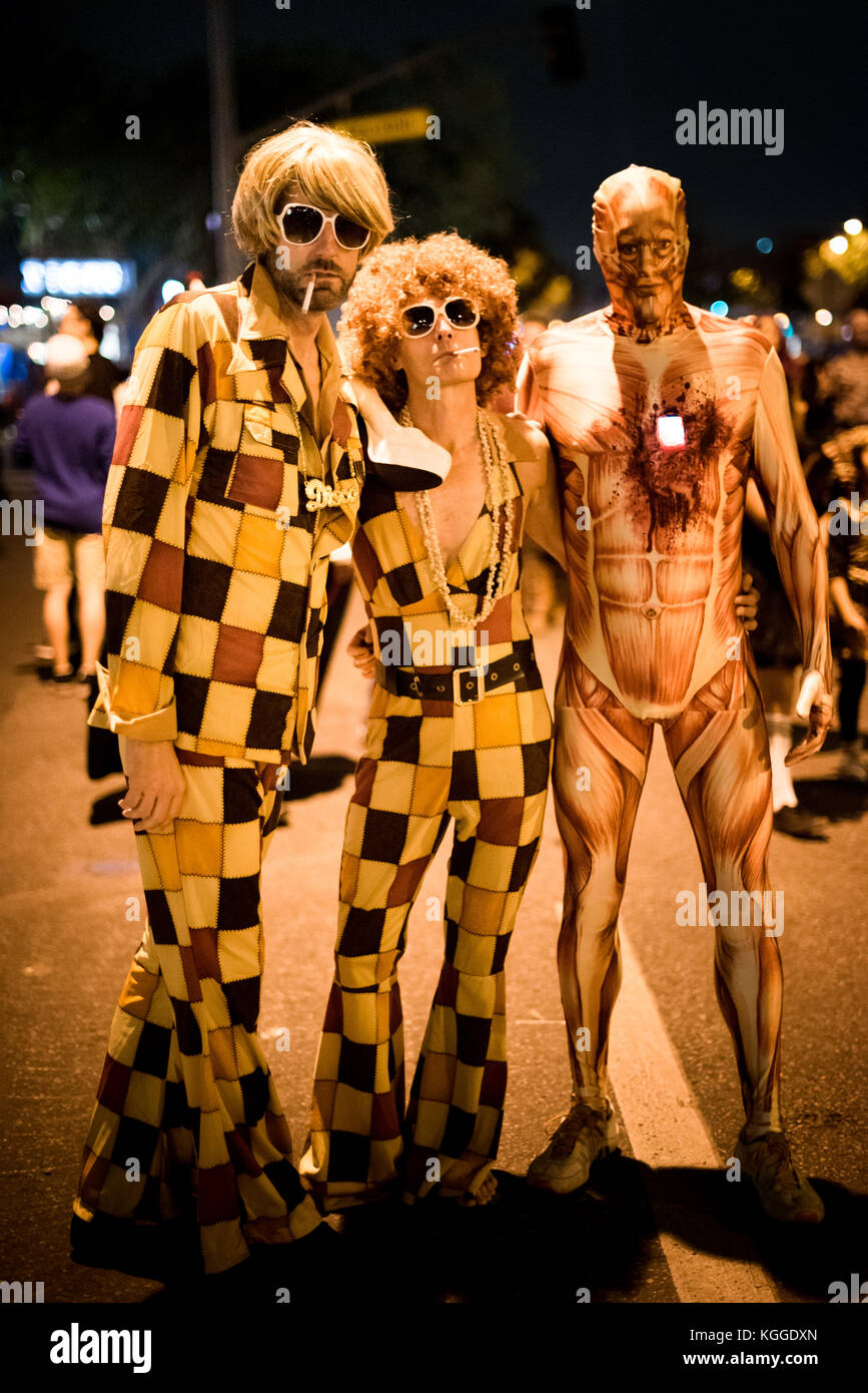 LOS ANGELES - 31. Oktober: Halloween Parade in West Hollywood. Oktober 31, 2017 in Los Angeles, CA Stockfoto