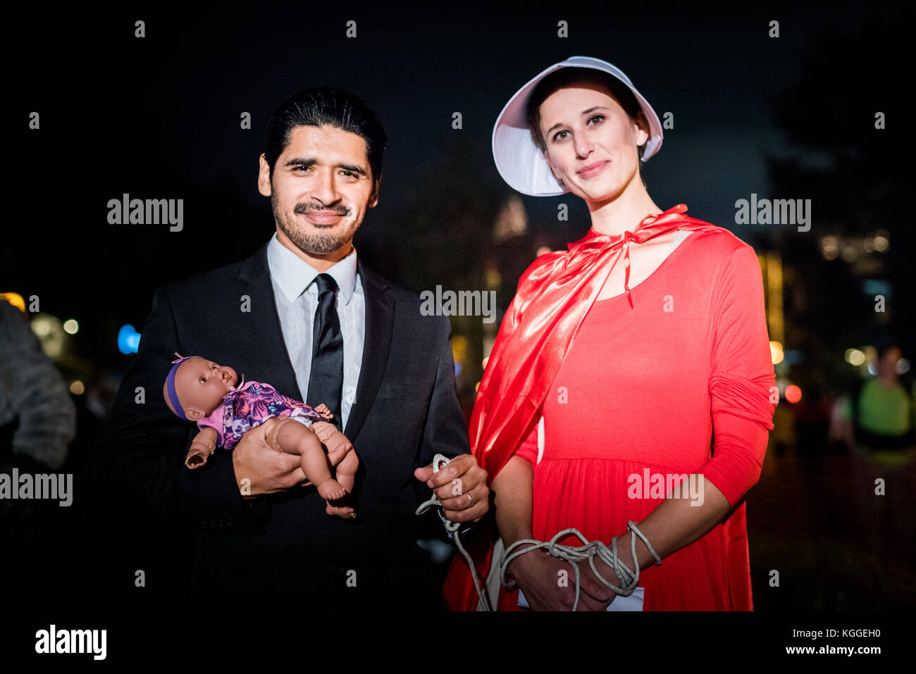 LOS ANGELES - 31. Oktober: Halloween Parade in West Hollywood. Oktober 31, 2017 in Los Angeles, CA Stockfoto