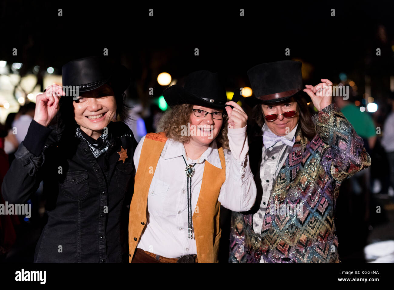 LOS ANGELES - 31. Oktober: Halloween Parade in West Hollywood. Oktober 31, 2017 in Los Angeles, CA Stockfoto