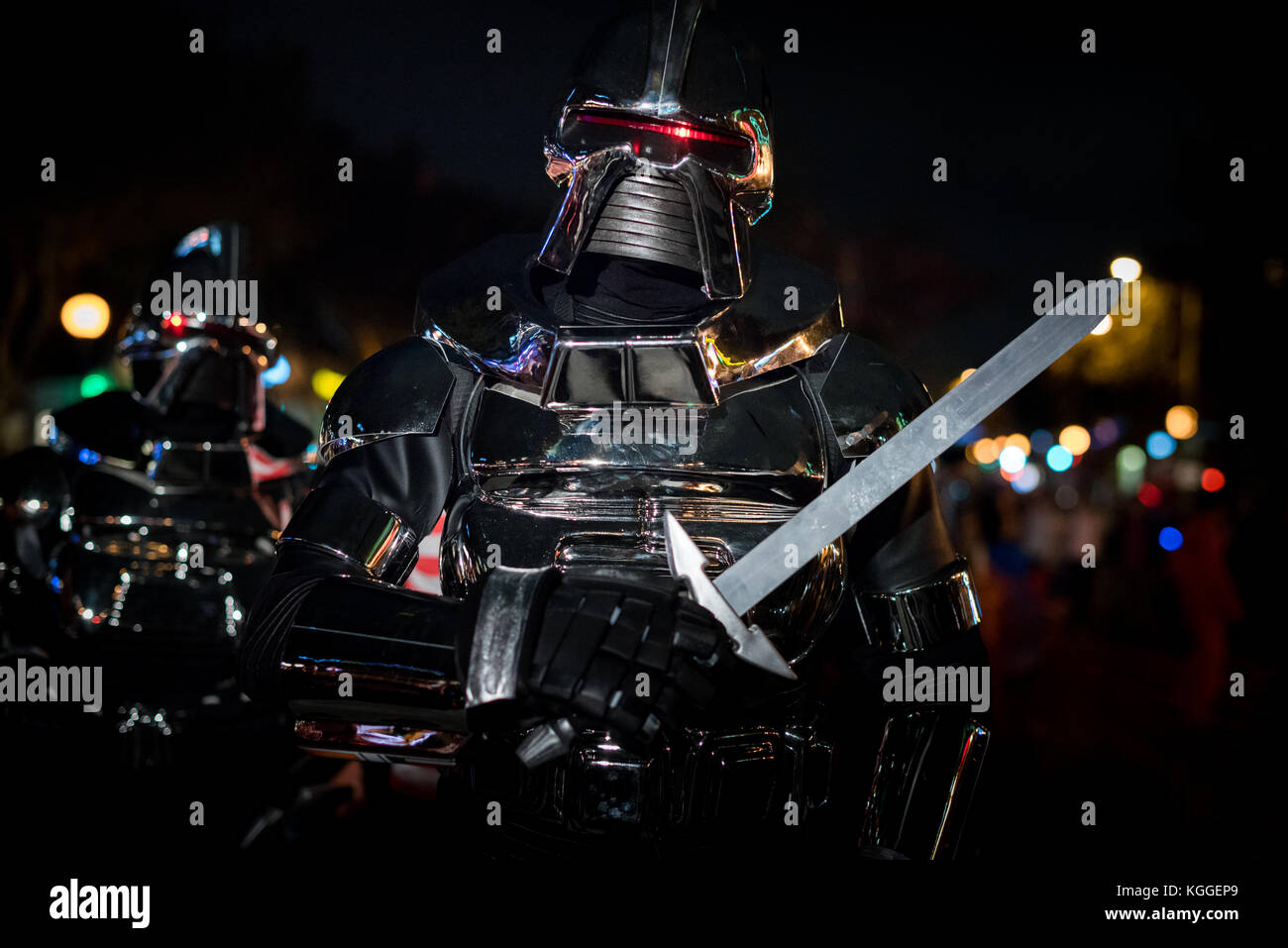 LOS ANGELES - 31. Oktober: Halloween Parade in West Hollywood. Oktober 31, 2017 in Los Angeles, CA Stockfoto