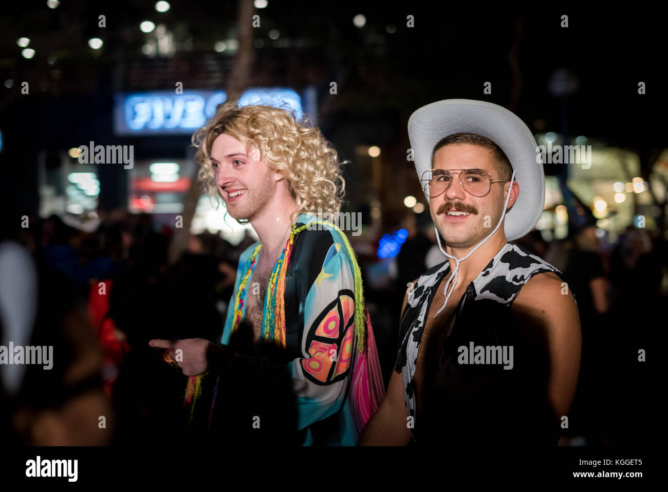LOS ANGELES - 31. Oktober: Halloween Parade in West Hollywood. Oktober 31, 2017 in Los Angeles, CA Stockfoto