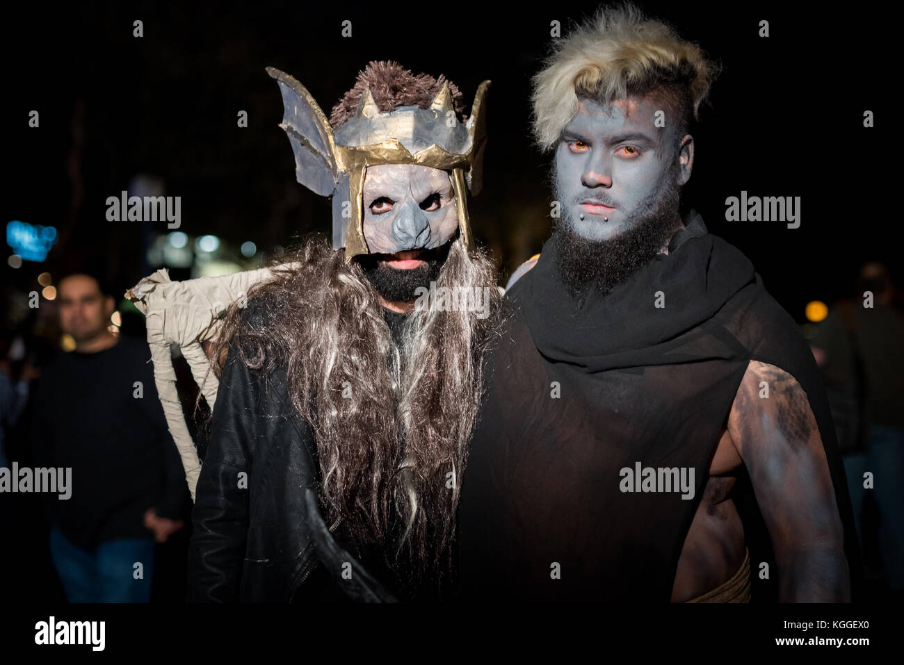 LOS ANGELES - 31. Oktober: Halloween Parade in West Hollywood. Oktober 31, 2017 in Los Angeles, CA Stockfoto