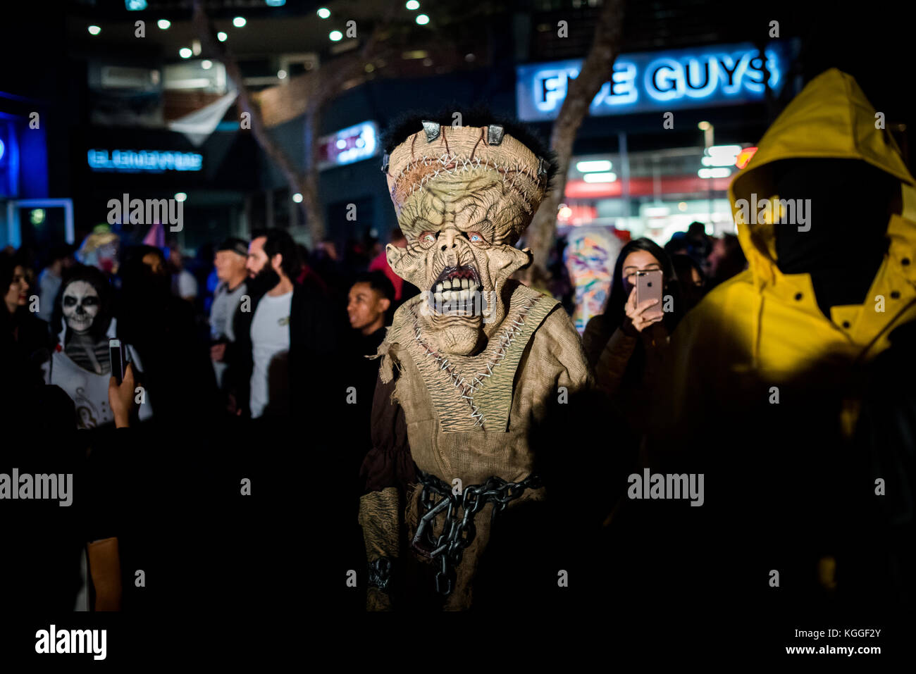 LOS ANGELES - 31. Oktober: Halloween Parade in West Hollywood. Oktober 31, 2017 in Los Angeles, CA Stockfoto