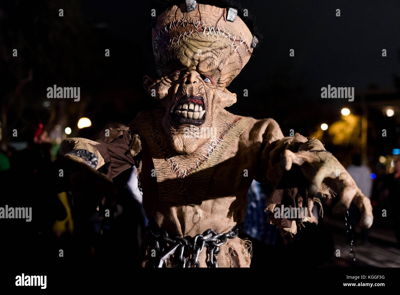 LOS ANGELES - 31. Oktober: Halloween Parade in West Hollywood. Oktober 31, 2017 in Los Angeles, CA Stockfoto