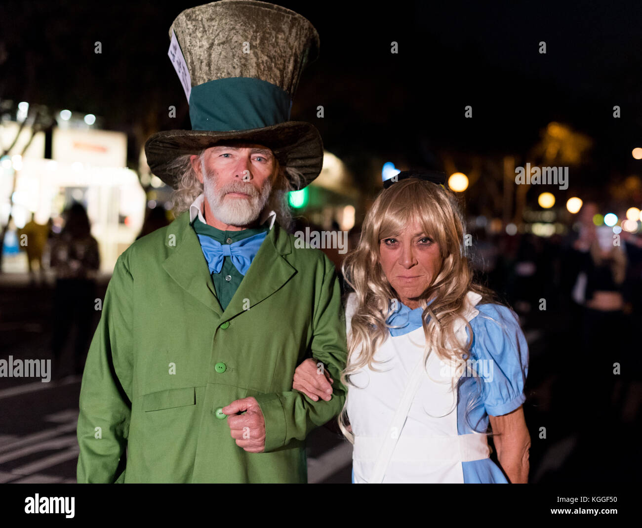 LOS ANGELES - 31. Oktober: Halloween Parade in West Hollywood. Oktober 31, 2017 in Los Angeles, CA Stockfoto