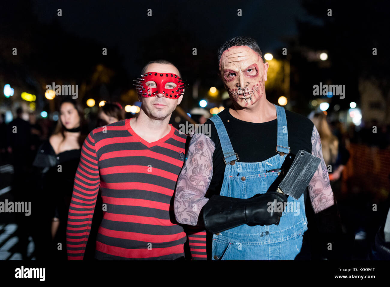 LOS ANGELES - 31. Oktober: Halloween Parade in West Hollywood. Oktober 31, 2017 in Los Angeles, CA Stockfoto