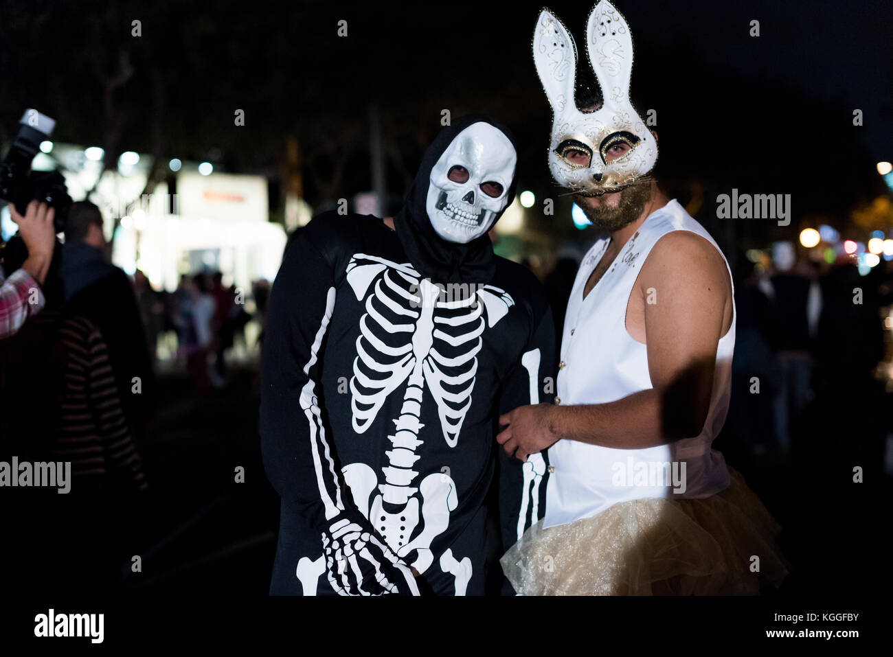 LOS ANGELES - 31. Oktober: Halloween Parade in West Hollywood. Oktober 31, 2017 in Los Angeles, CA Stockfoto