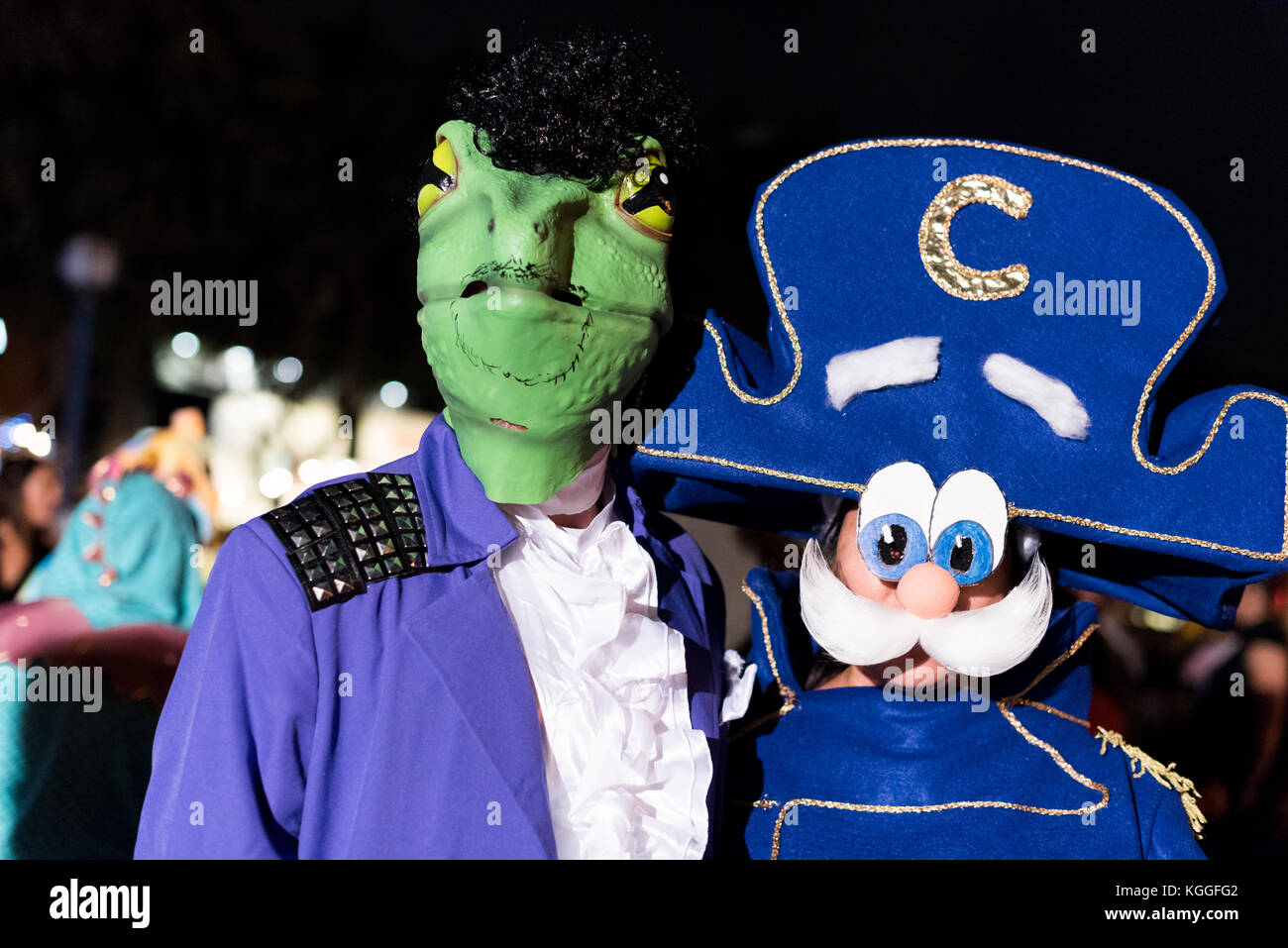 LOS ANGELES - 31. Oktober: Halloween Parade in West Hollywood. Oktober 31, 2017 in Los Angeles, CA Stockfoto