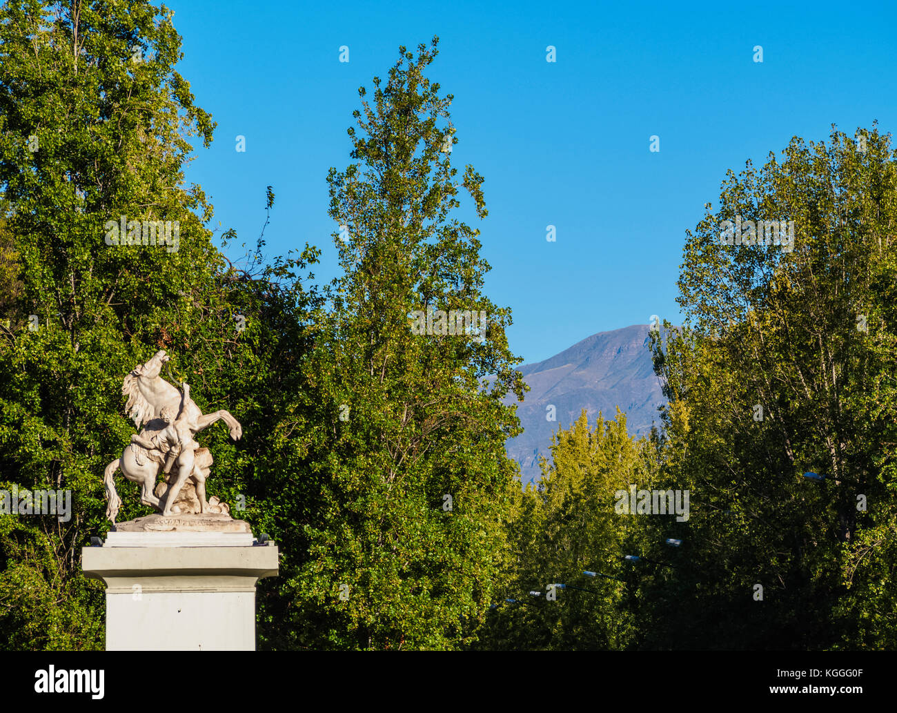 General San Martin Park, Mendoza, Argentinien Stockfoto General San Martin Park, Mendoza, Argentinien Stockfoto