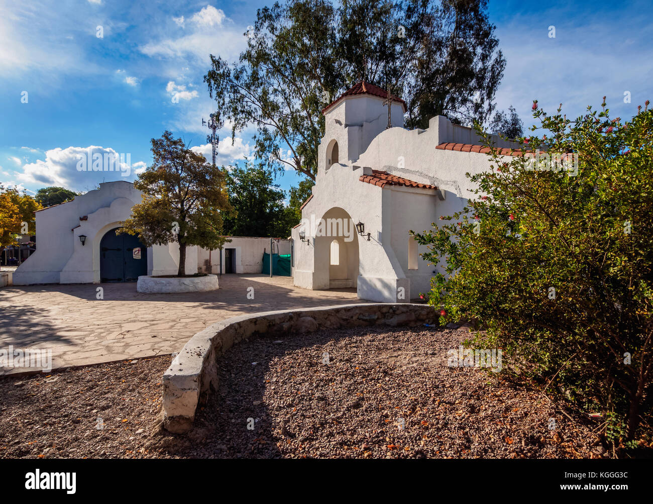 Kirche in Chacras De Coria, Provinz Mendoza, Argentinien Stockfoto Kirche in Chacras De Coria, Provinz Mendoza, Argentinien Stockfoto