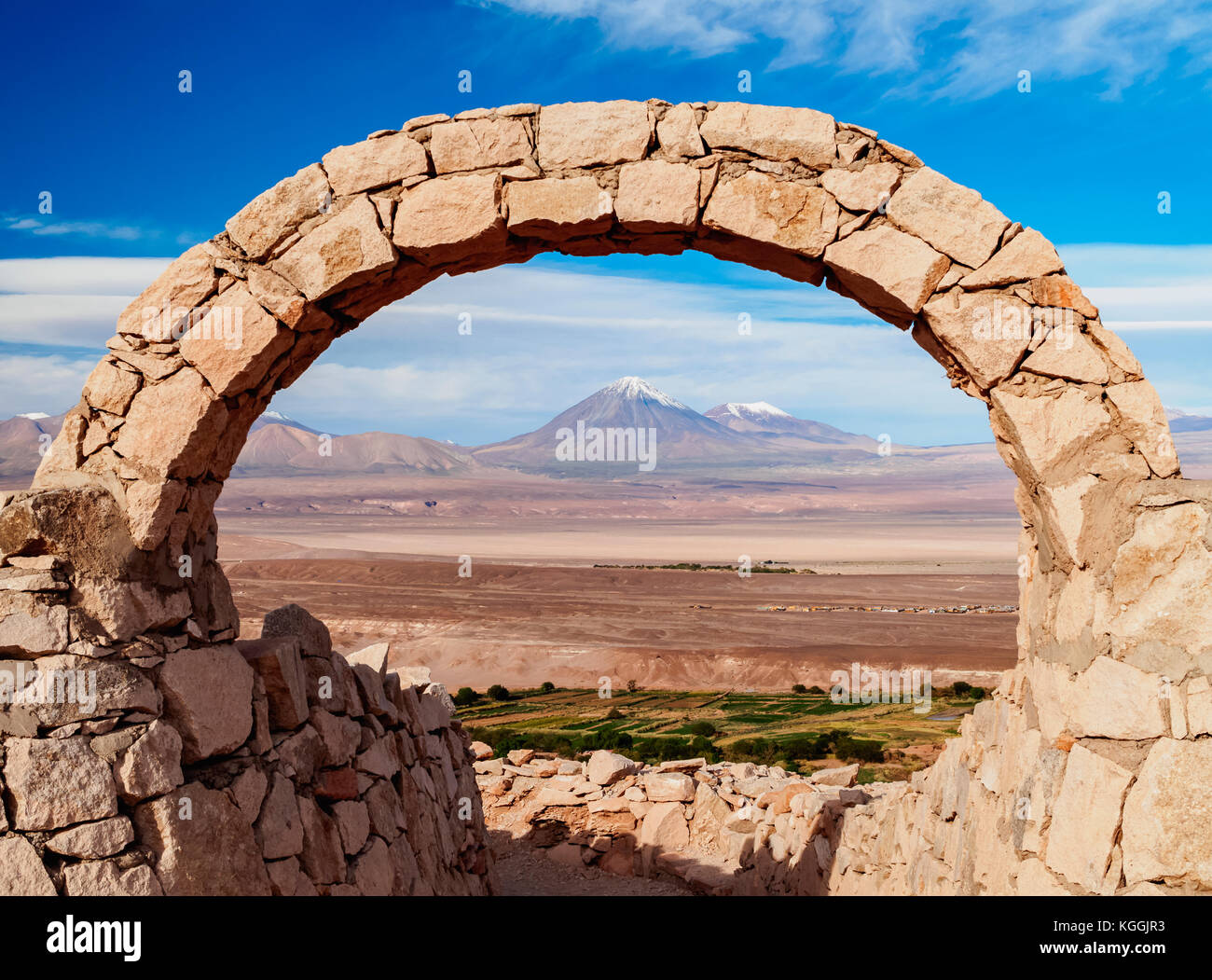 Die Pukara de Quitor View Point, San Pedro de Atacama Antofagasta Region, Chile Stockfoto Die Pukara de Quitor View Point, San Pedro de Atacama Antofagasta Region, Chile Stockfoto