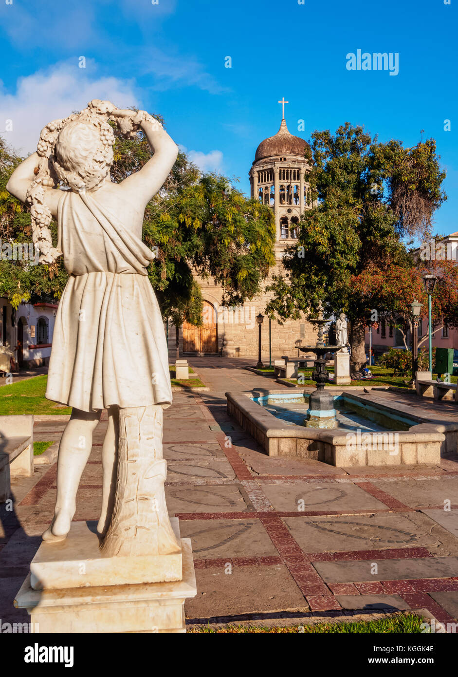 Kirche Santo Domingo, La Serena und Coquimbo Region, Chile Stockfoto
