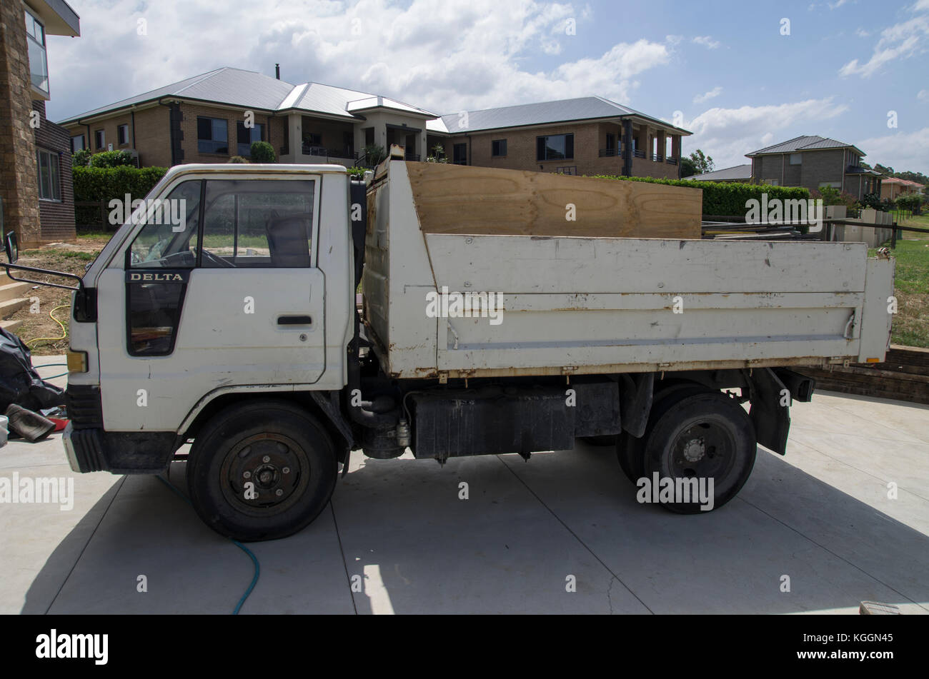 3 5 Tonnen Baumeister Lkw Stockfotografie Alamy