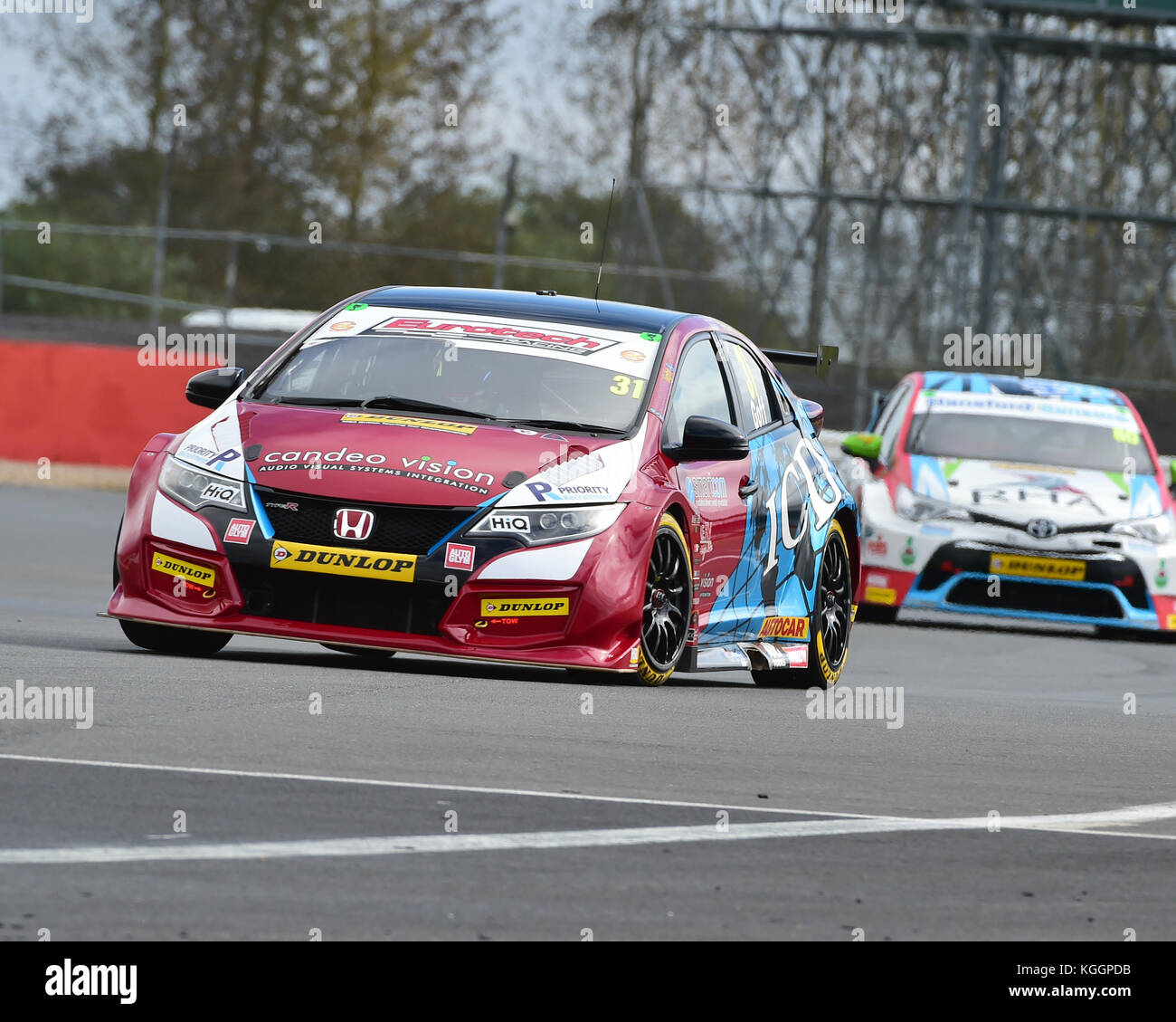 Jack Goff, Honda Civic Type R, BTCC Meisterschaft, BTCC Silverstone, Sonntag, 17 September, 2017, Autosport, British Touring Car Championship, BTCC, B Stockfoto