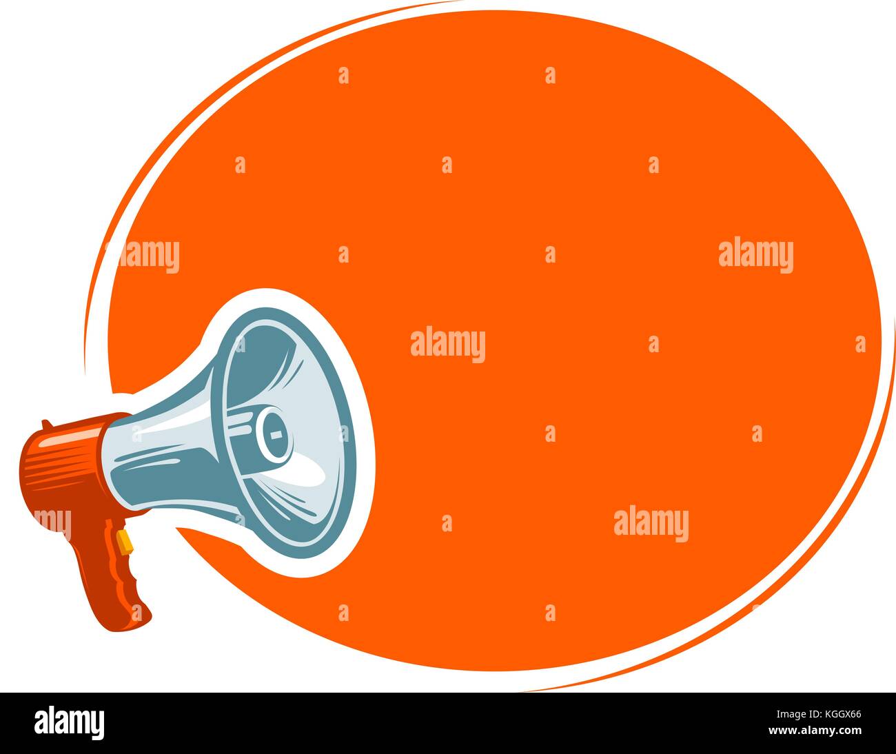 Ad, Ankündigung, Benachrichtigung Konzept. Nachricht, Aufmerksamkeit Banner. Vector Illustration Stock Vektor