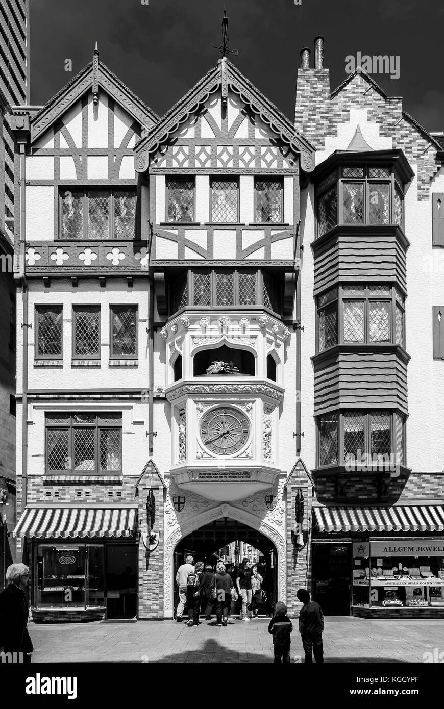 Londoner Gericht shopping Arcade, Perth, Western Australia Stockfoto