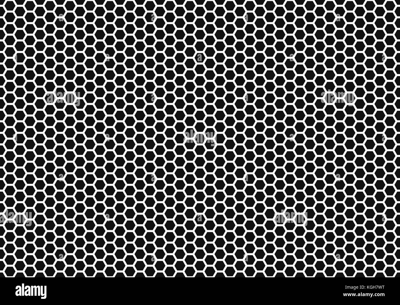 Hexagon Wabe nahtlose Hintergrund. Einfache und nahtlose Muster von wabenförmigen Zellen Bienen'. Abbildung. Vektor. Geometrische drucken. Stock Vektor