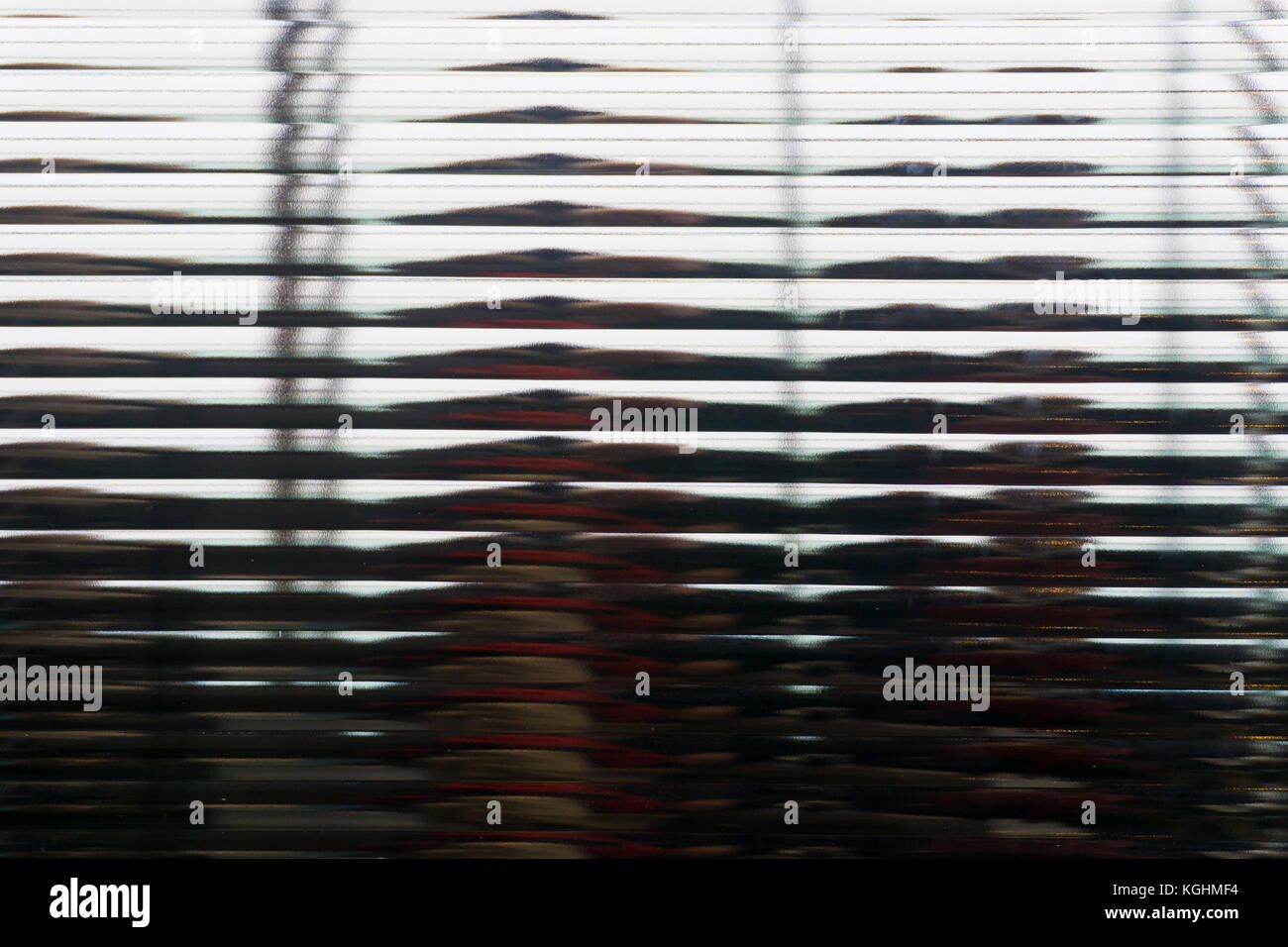 Abstrakte transparentes Glas Linien Hintergrund Stockfoto