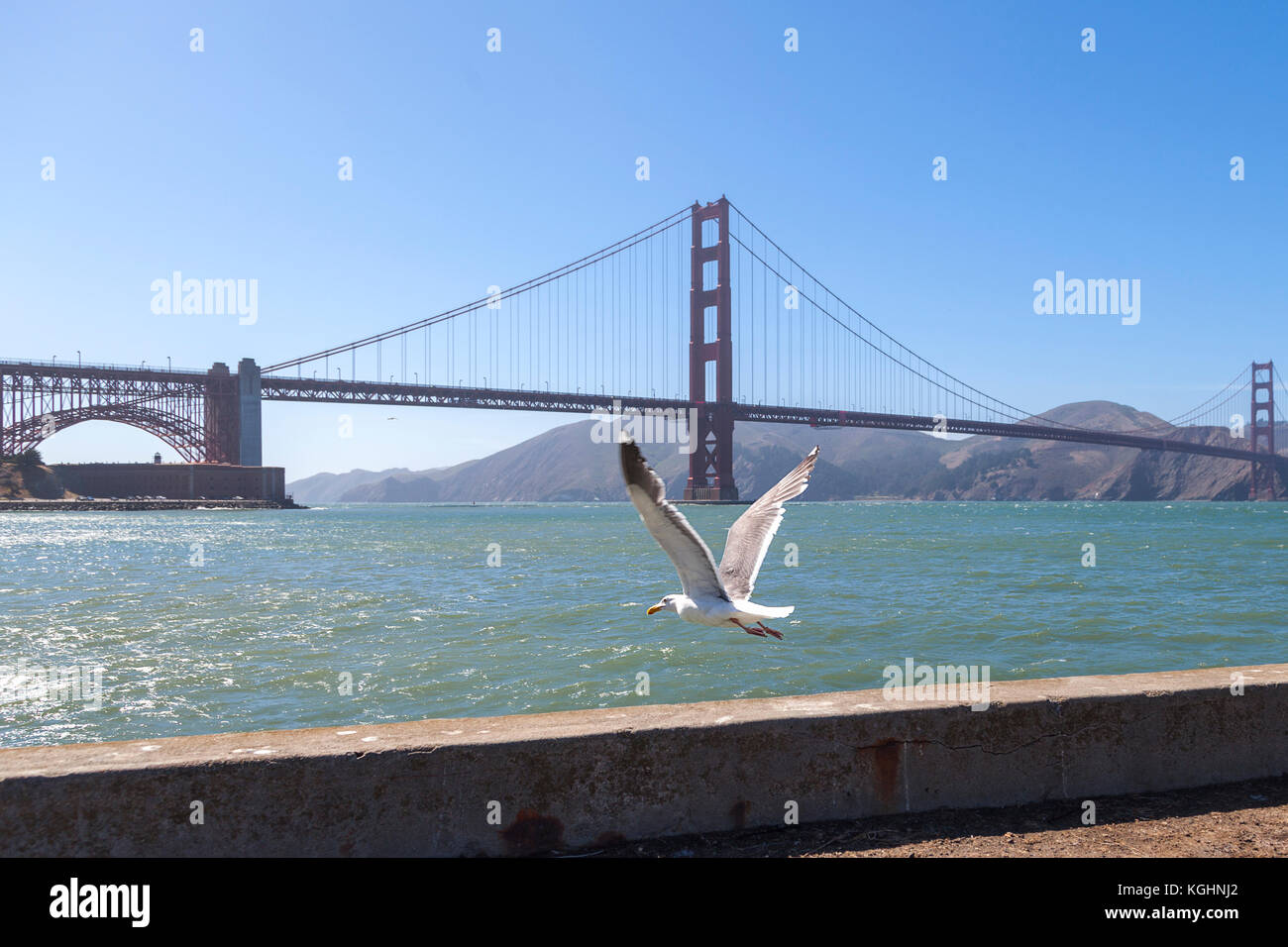 San Francisco - usa Golden Gate Stockfoto