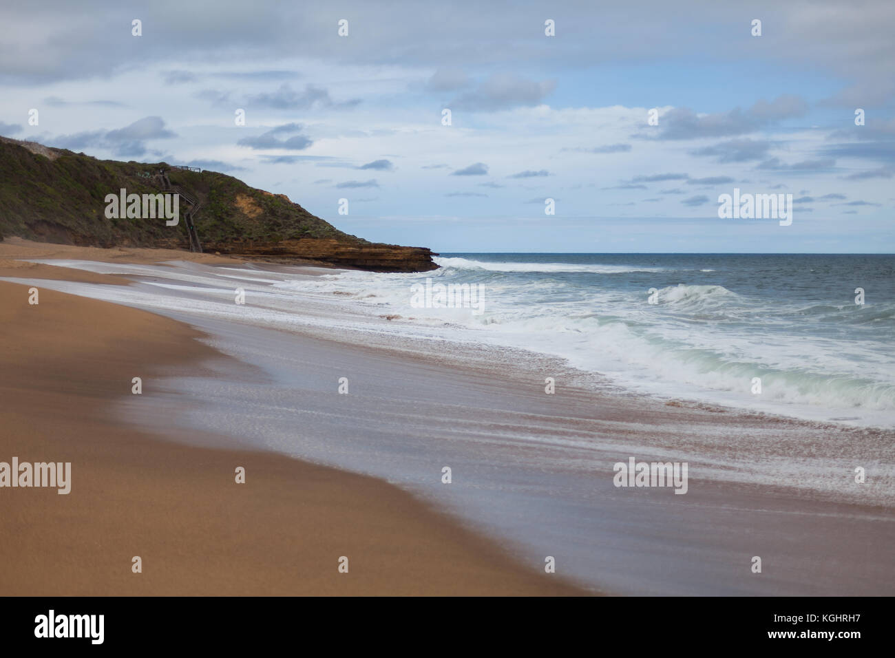 Fotos rund um den kultigen Bells Beach, in Torquay, Victoria befindet Stockfoto