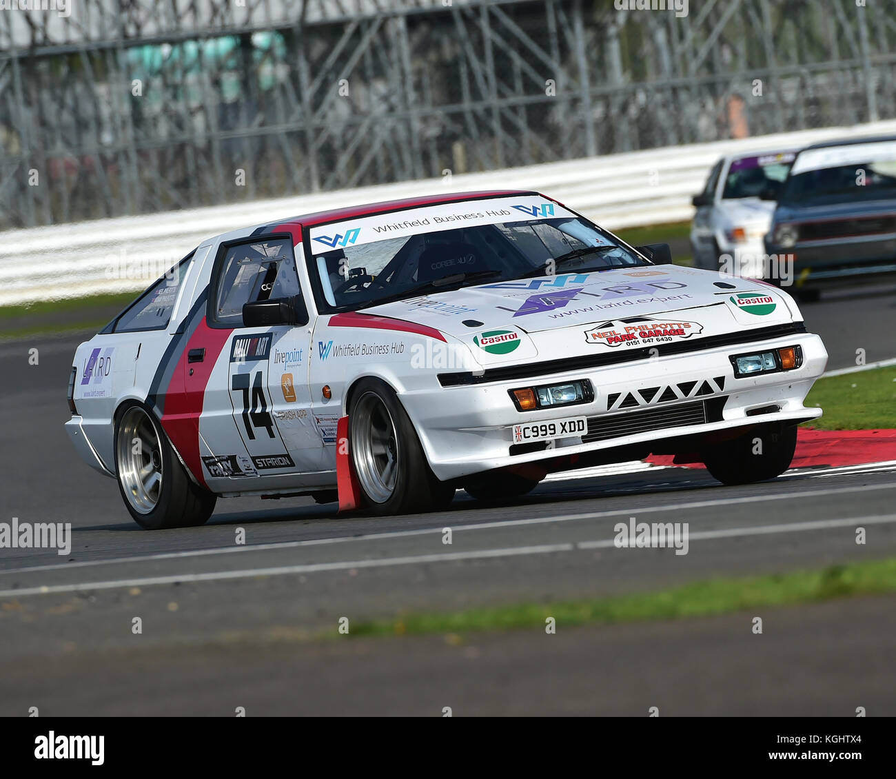 Neil Philpotts, Mitsubishi Starion, CTCRC, Pre-93 Tourenwagen, Vor 2003 Tourenwagen, Pre-2005 Produktion Tourenwagen, 4 Zwei Cup, BARC nationaler Champion Stockfoto