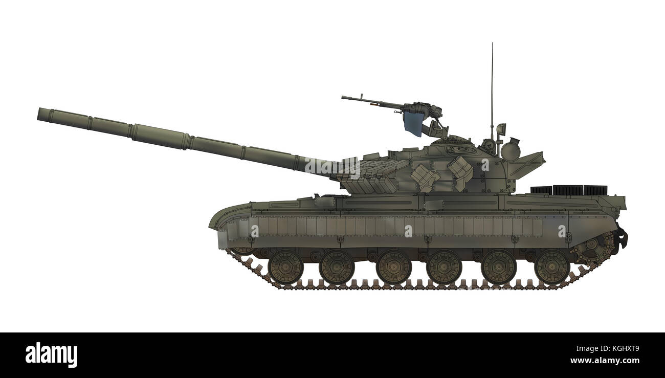 Donbass. Ukraine. Juni 2014. Tank t-64 bv während des Krieges im donbass mit ungewöhnlichen reaktive Panzerung Installation gesehen. Vermutlich durch separatistische erfasst Stockfoto