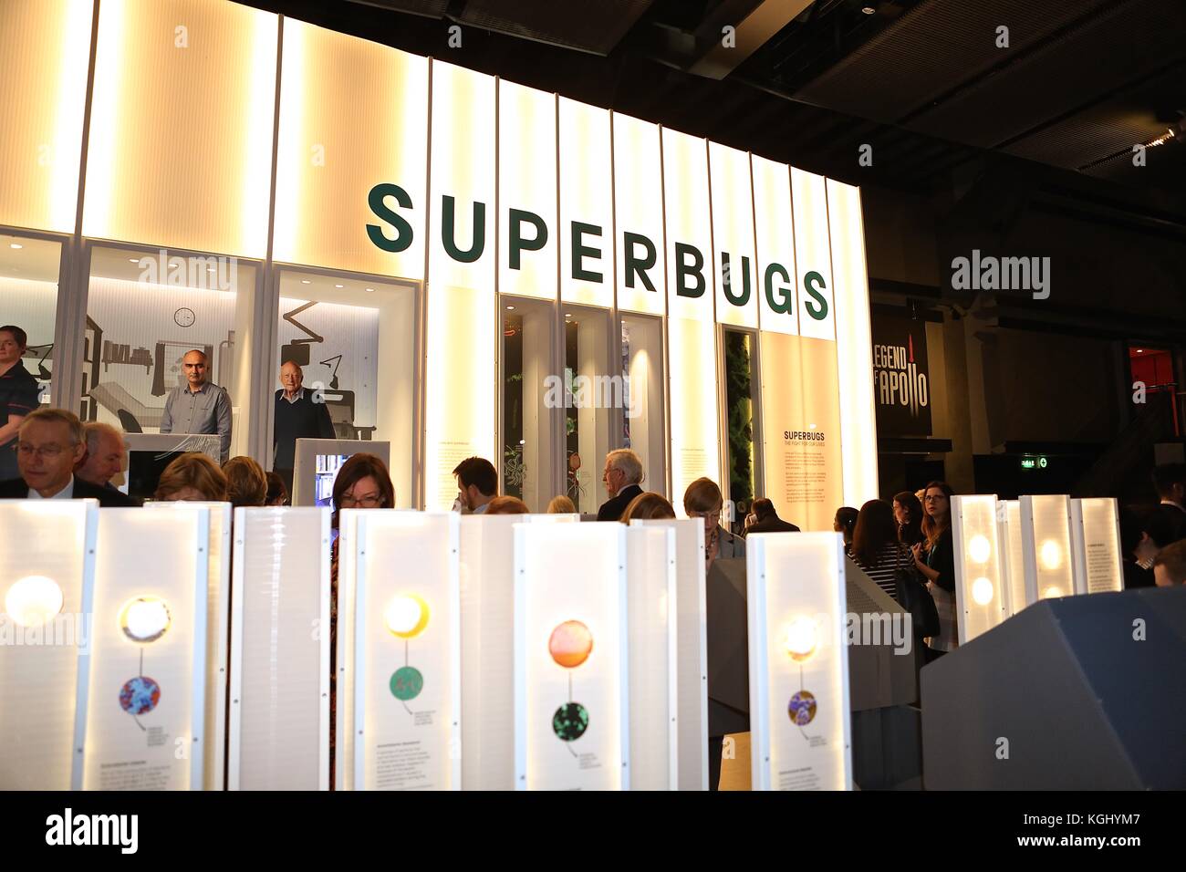 Superbugs am Science Museum 9 Nov 2017 bis Frühjahr 2019 Stockfoto