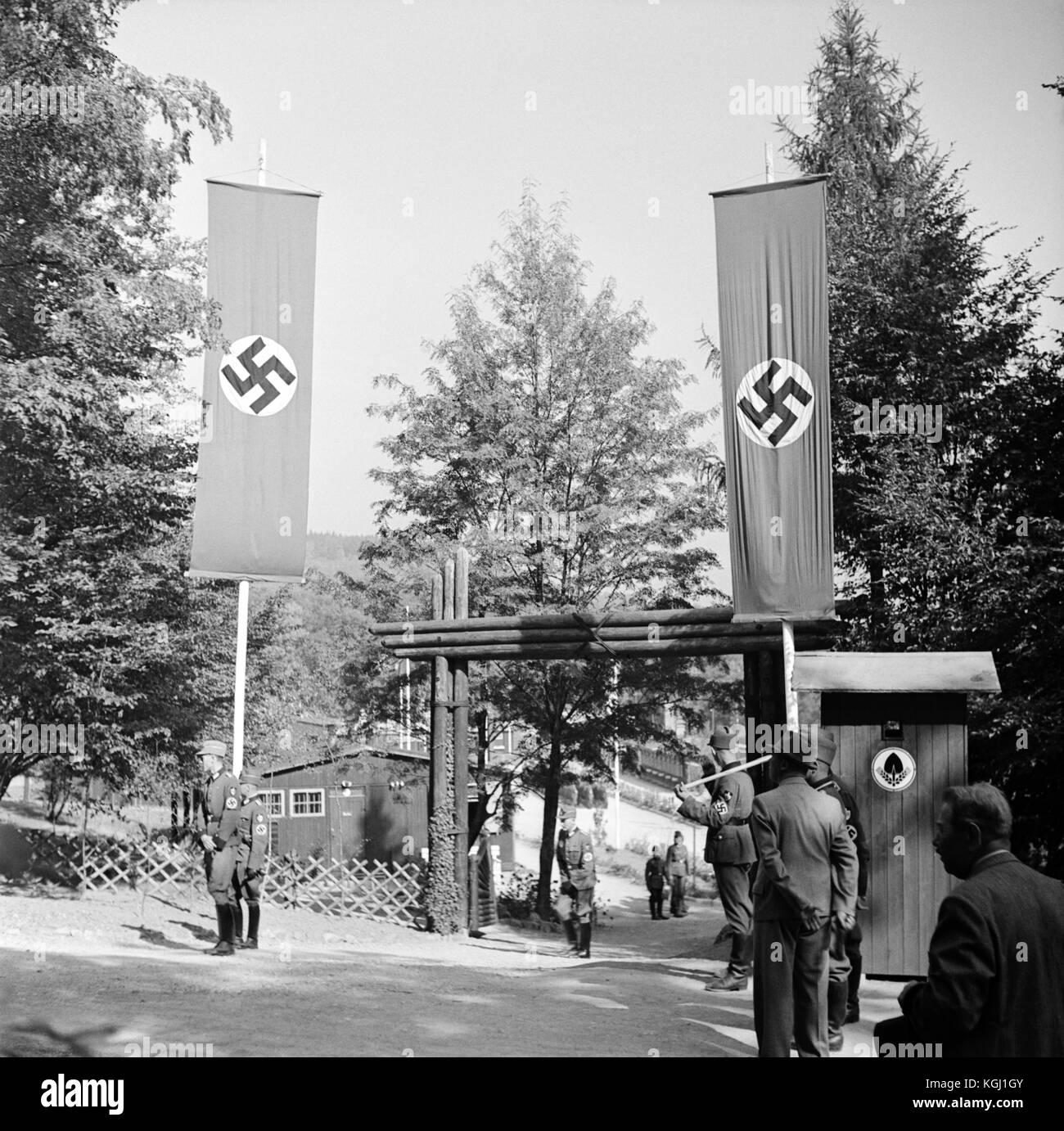 Der Reichsarbeitsdienst RLA (Rad), Brünn Stockfoto