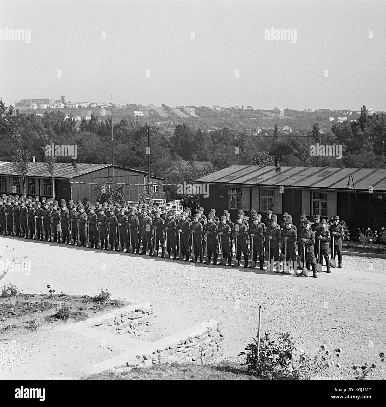 Der Reichsarbeitsdienst RLA (Rad), Brünn Stockfoto