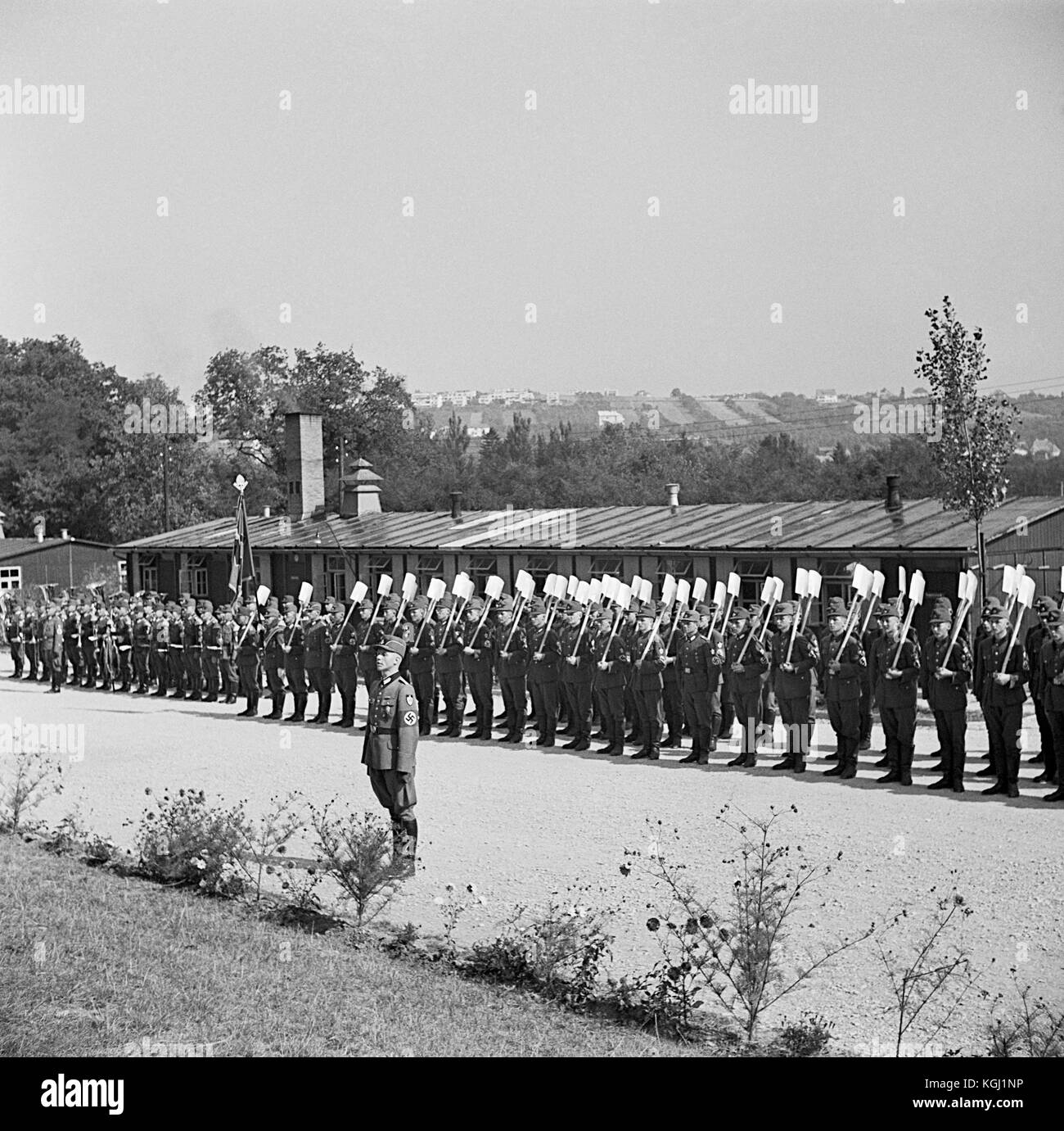 Der Reichsarbeitsdienst RLA (Rad), Brünn Stockfoto