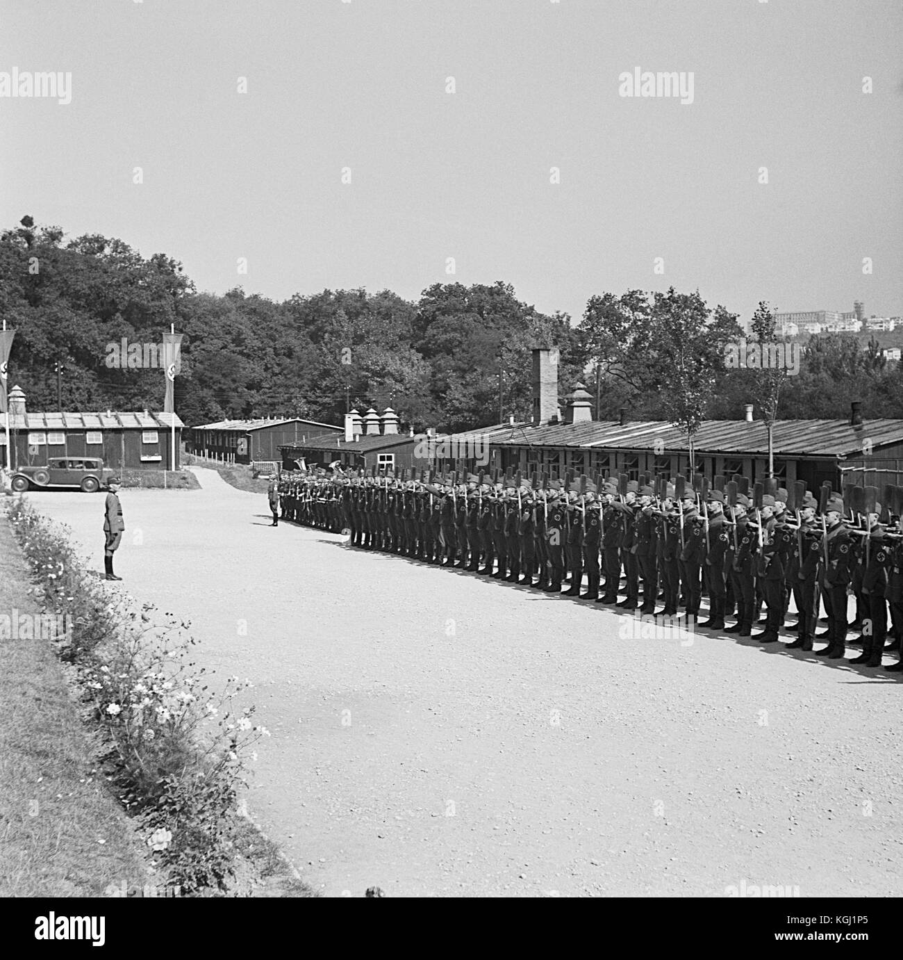 Der Reichsarbeitsdienst RLA (Rad), Brünn Stockfoto