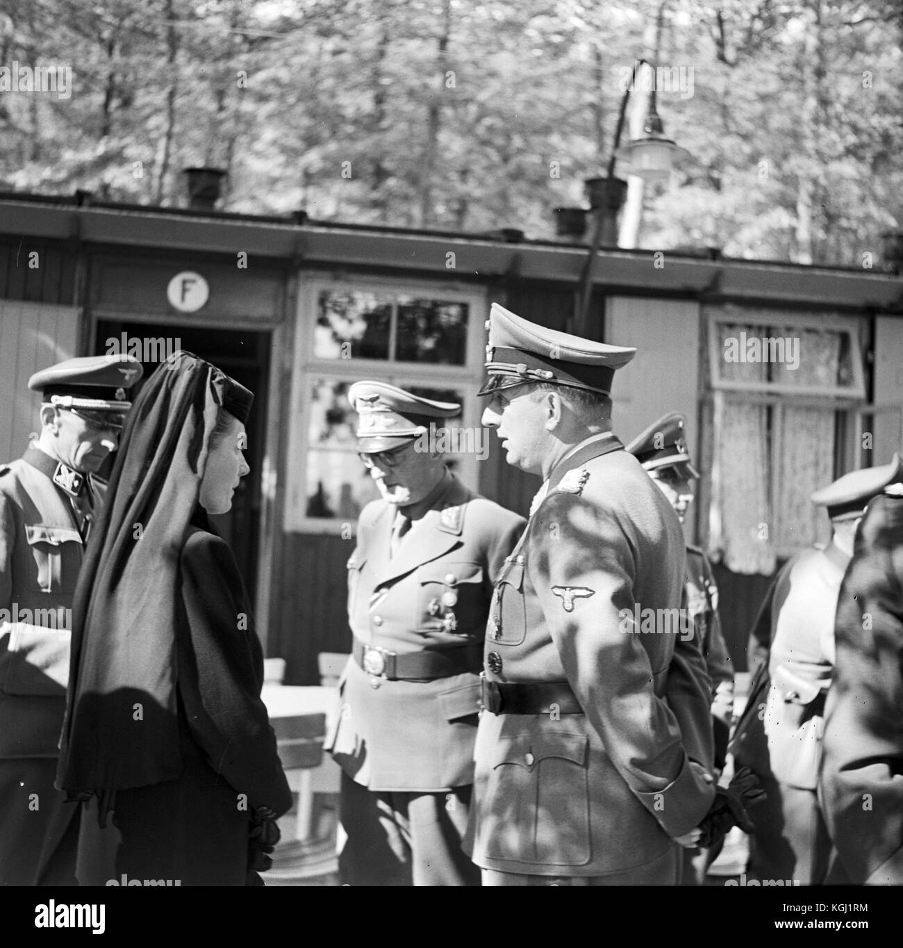 Kurt Daluege, Lina Mathilde Heydrich, der Reichs Arbeitsdienst RLA (Reichsarbeitsdienst, RAD) Stockfoto