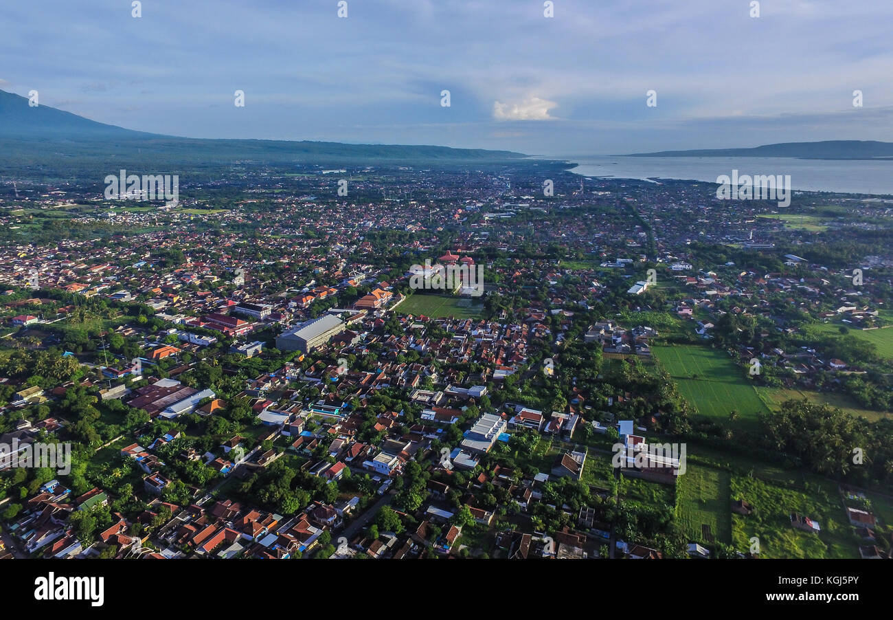 Die Stadt von banyuwangi in Ost Java - Indonesien Stockfoto