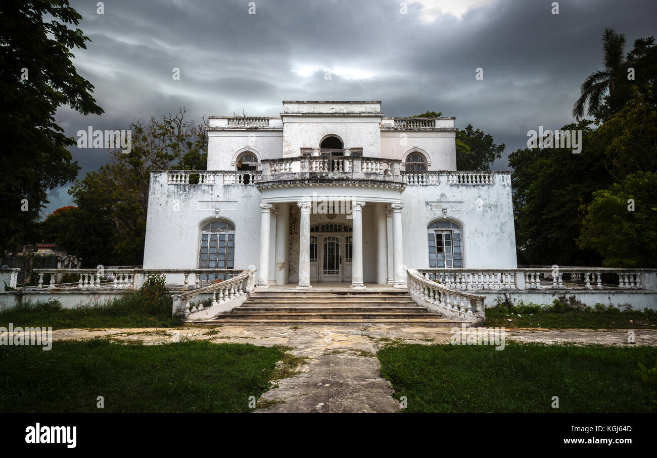White Mansion, avenida Colón, Mérida, Yucatán, México Stockfoto