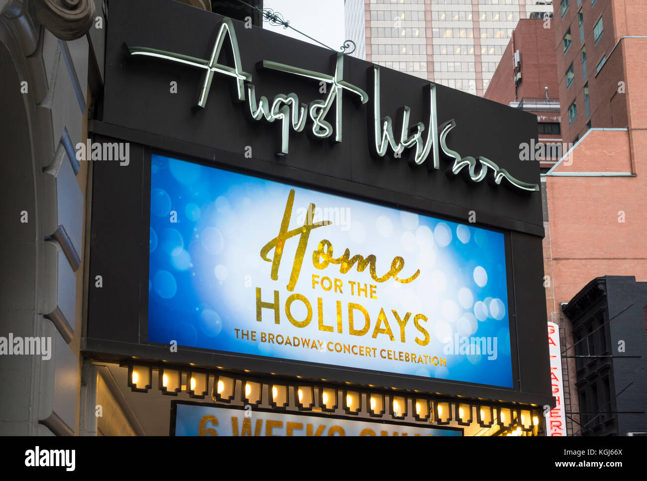 Home für den Urlaub, eine musikalische Review im August Wilson Theatre Stockfoto