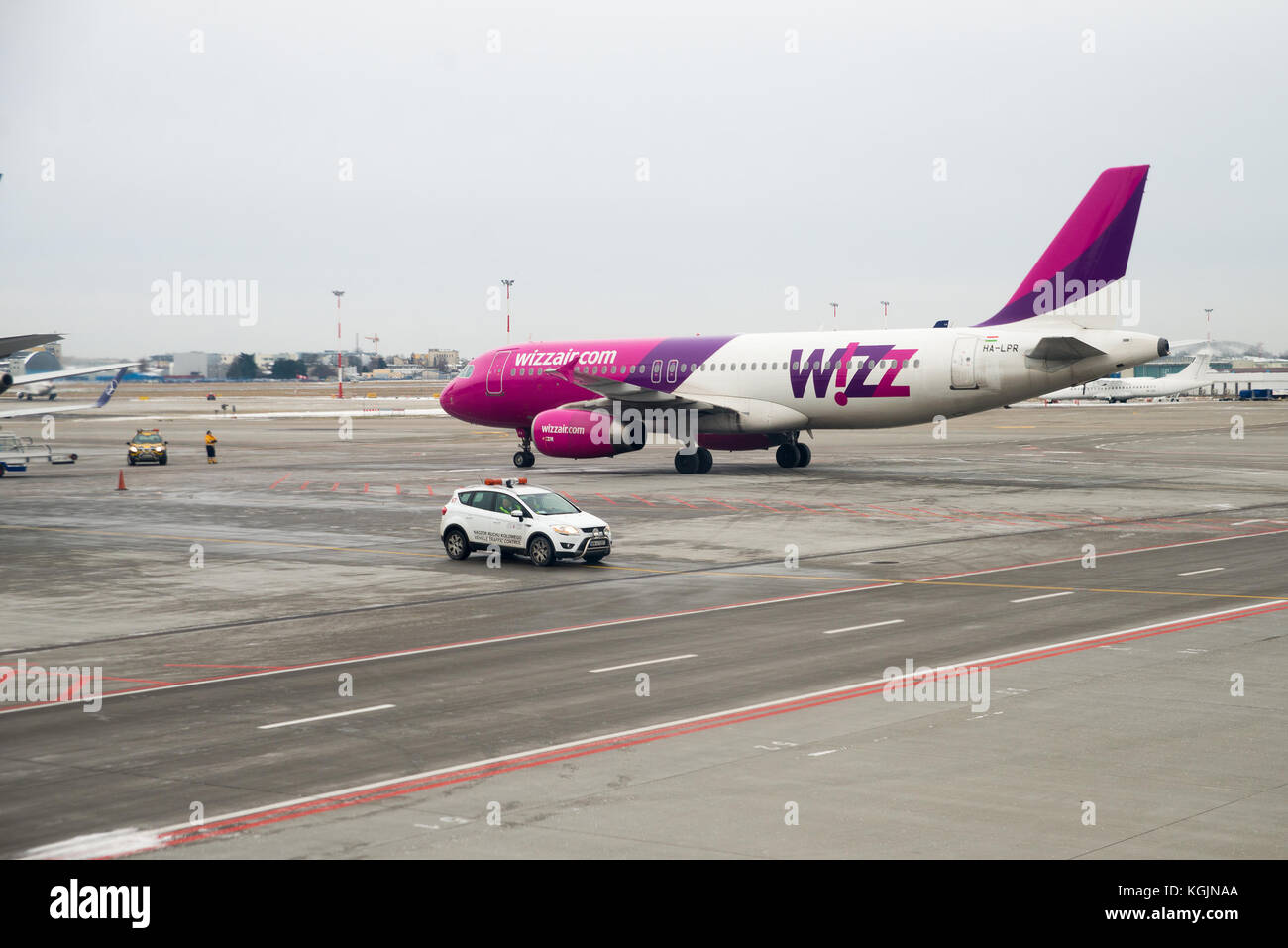 Flughafen in Warschau Stockfoto