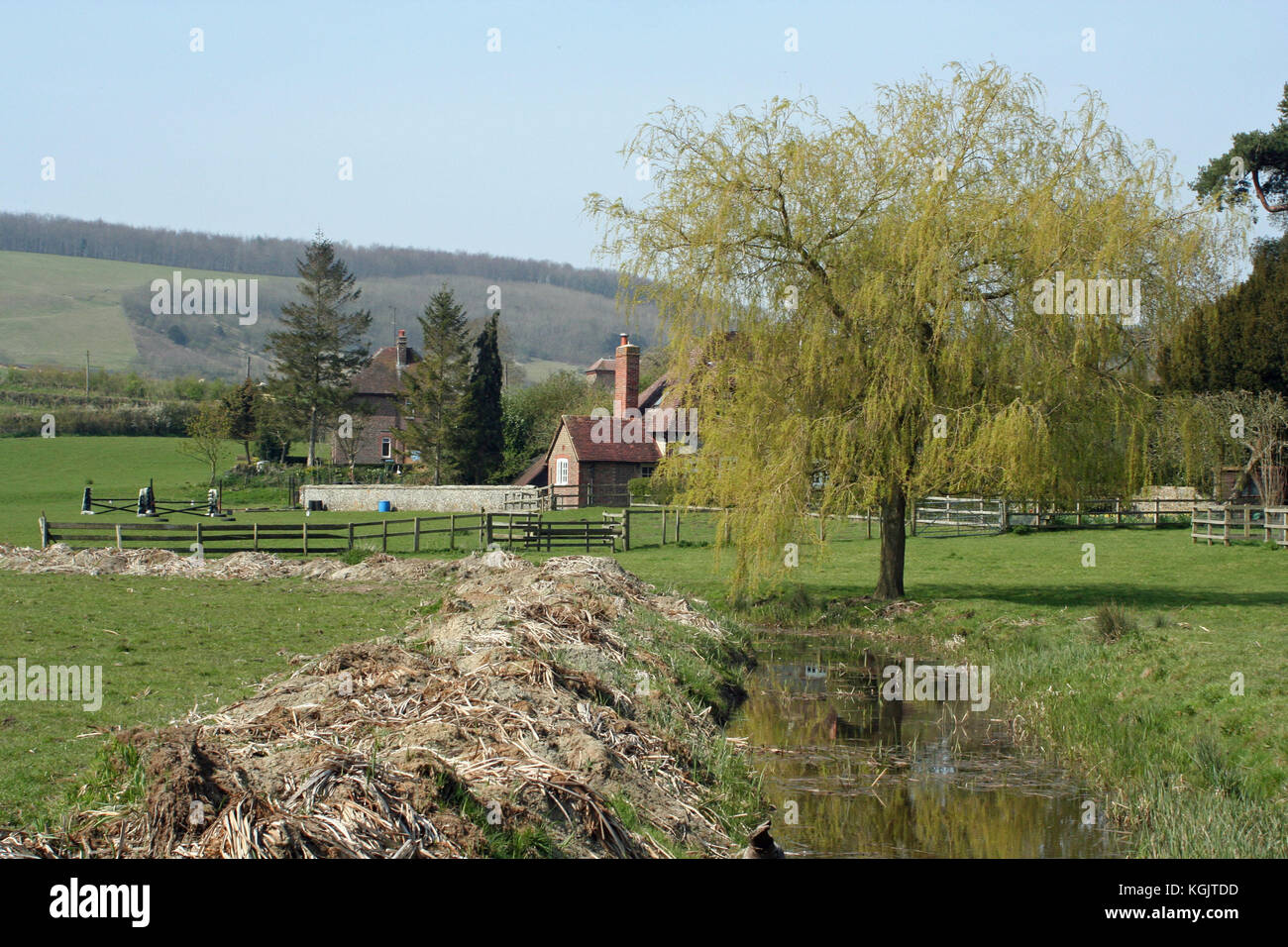 Die Arun Tal Stockfoto