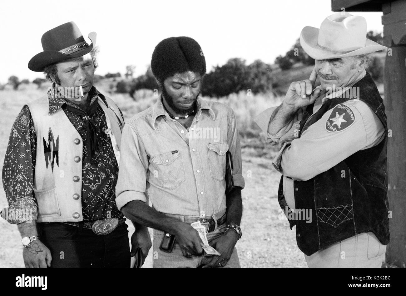 Konvoi (1978), Ernest Borgnine, Burt Young, Franklyn Ajaye Datum: 1978 Stockfoto